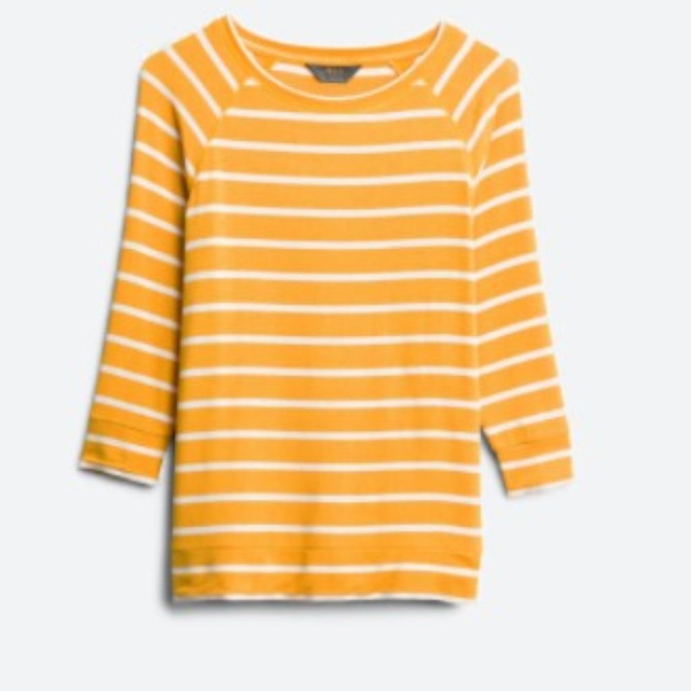 Arnold Three Quarter Sleeve Raglan Knit Top